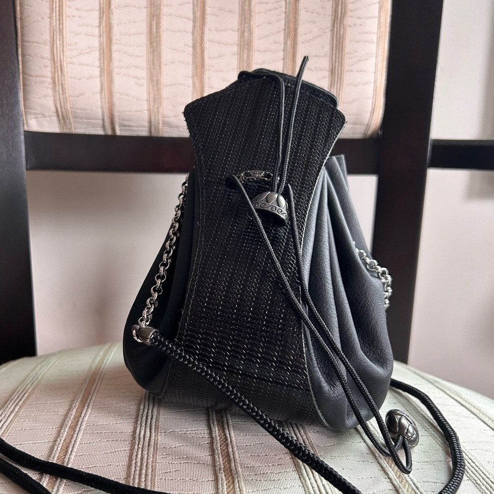 Unique black handbag